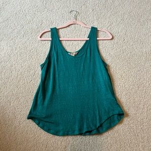Banana Republic Green/Blue Tank Top / Size: Medium / Fits like a Small